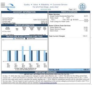 miami dade water bill view.